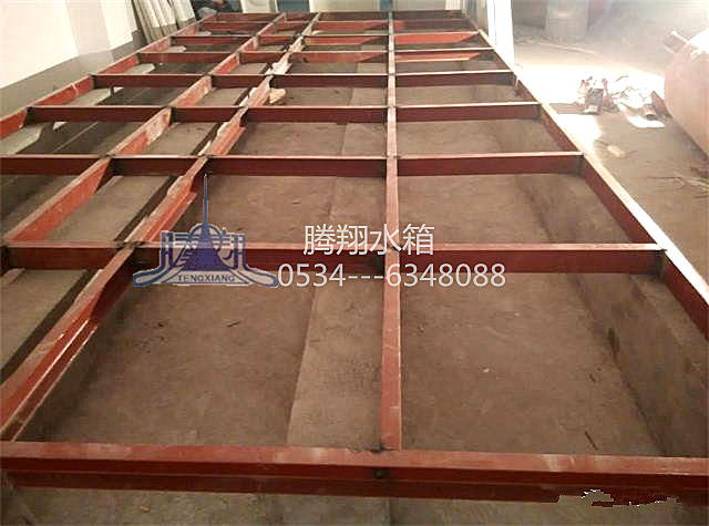 石家莊國際貿(mào)易城(石家莊西兆通鎮(zhèn))A區(qū)不銹鋼水箱槽鋼底座基礎(chǔ)